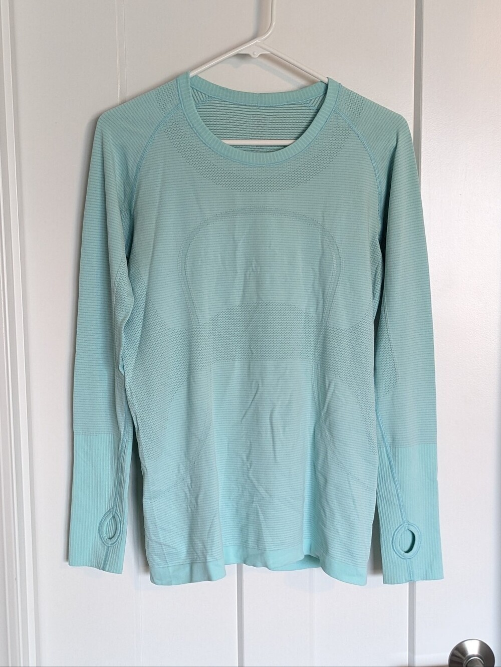 Lululemon Swiftly Long Sleeve - Blue Green sz 10
